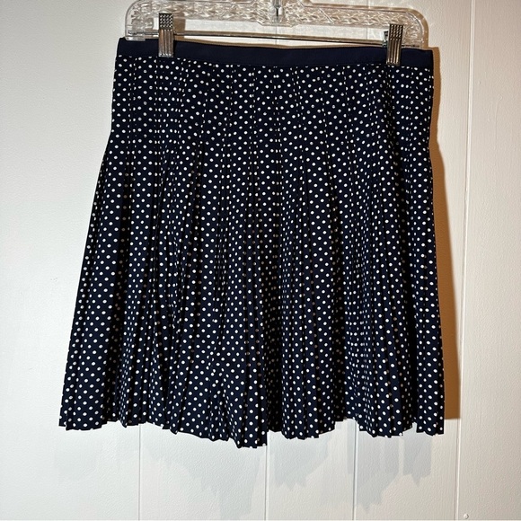 J. Crew Blue and White Polka Dot Skirt Size 4 - Picture 7 of 9